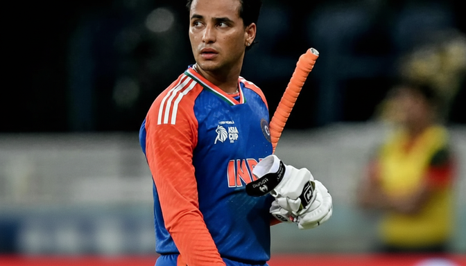 অভিষেক শর্মার আউট হওয়ার পর হতাশ চেহারা