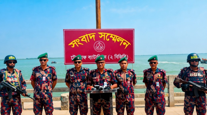 তেল পাচার রোধে টেকনাফ সীমান্তে বিজিবির কঠোর টহল ও নজরদারি