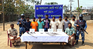 কক্সবাজারে কুখ্যাত জাহাঙ্গীর বাহিনীর বিরুদ্ধে কোস্টগার্ডের সফল অভিযান