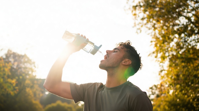 জল পানের গুরুত্ব বোঝাতে একটি প্রতীকী ছবি