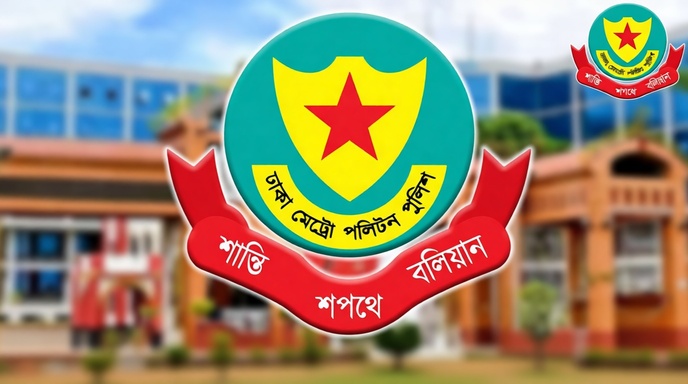 জাতীয় সংসদ ভবন সংলগ্ন রাস্তায় ডিএমপির ট্রাফিক নিয়ন্ত্রণ