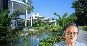 নূরজাহান বালিকা উচ্চবিদ্যালয় ও রিসোর্টের প্রবেশপথ