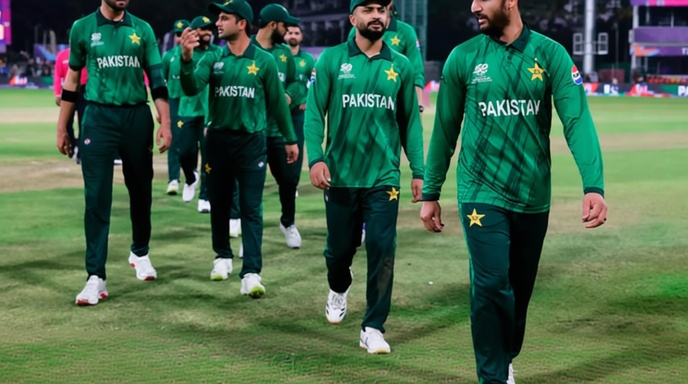 মাঠে চিন্তিত বাবর আজম এবং পাকিস্তান দল