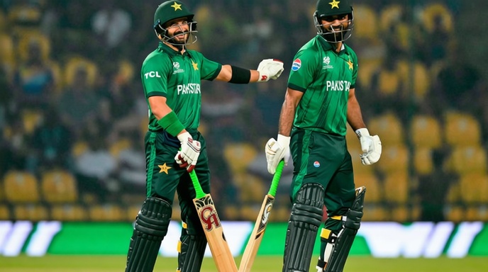 ফখর জামান এবং সাহিবজাদা ফারহানের ব্যাটিং