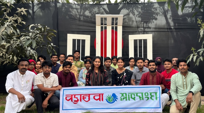 রবীন্দ্র বিশ্ববিদ্যালয়ে একুশটি পদ্য নিবেদন অনুষ্ঠান