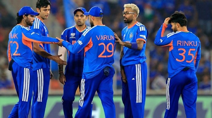 শিবম দুবে ভারতের টি-টোয়েন্টি বিশ্বকাপের ম্যাচে ব্যাট করছেন