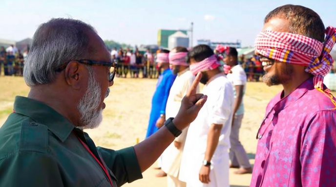 কাপাসিয়ায় কৃষকের ঈদ আনন্দ অনুষ্ঠানের দৃশ্যধারণ