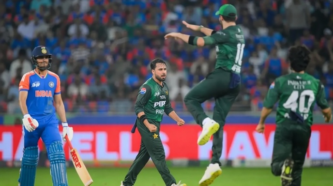 টি-টোয়েন্টি বিশ্বকাপে ভারত ও পাকিস্তান দলের প্রতীকী ছবি