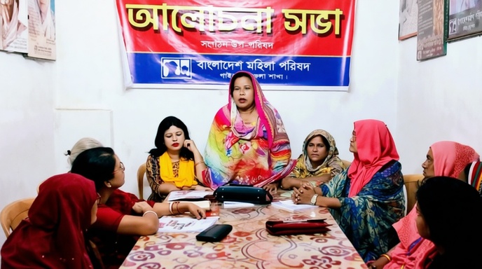 গাইবান্ধায় আন্তর্জাতিক নারী দিবস উদযাপন